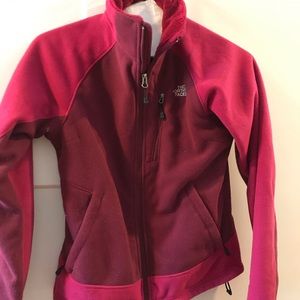 Maroon/pink Northface